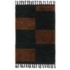 Ferm Living Mara Handotted Carpet 80x120 cm, černá/čokoláda
