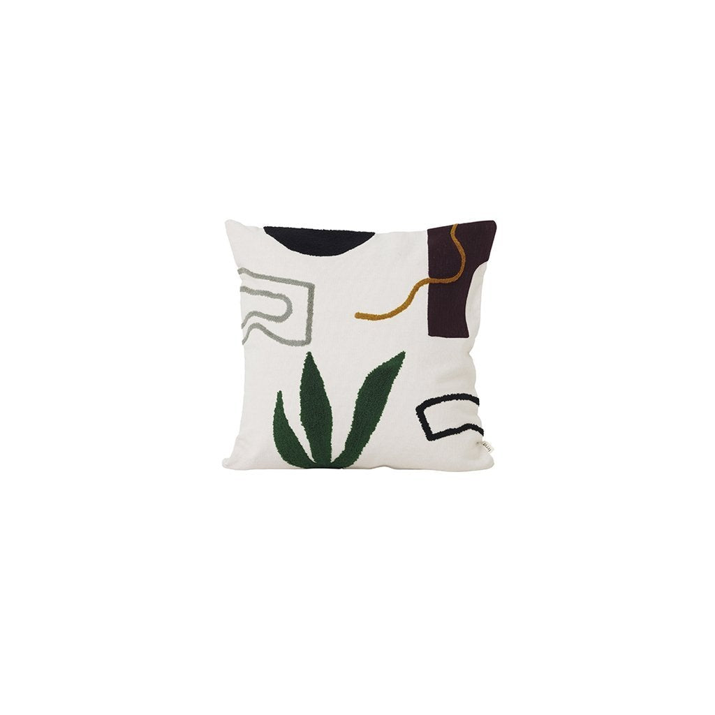 Ferm Living Mirage Cushion Cacti, ručně tkané