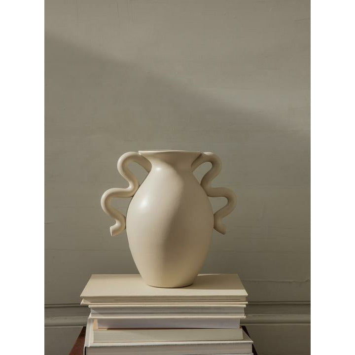 Ferm Living Verso Table Vase 27,5 cm, krém