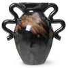 Ferm Living Verso Table Vase 27,5 cm, černá/hnědá