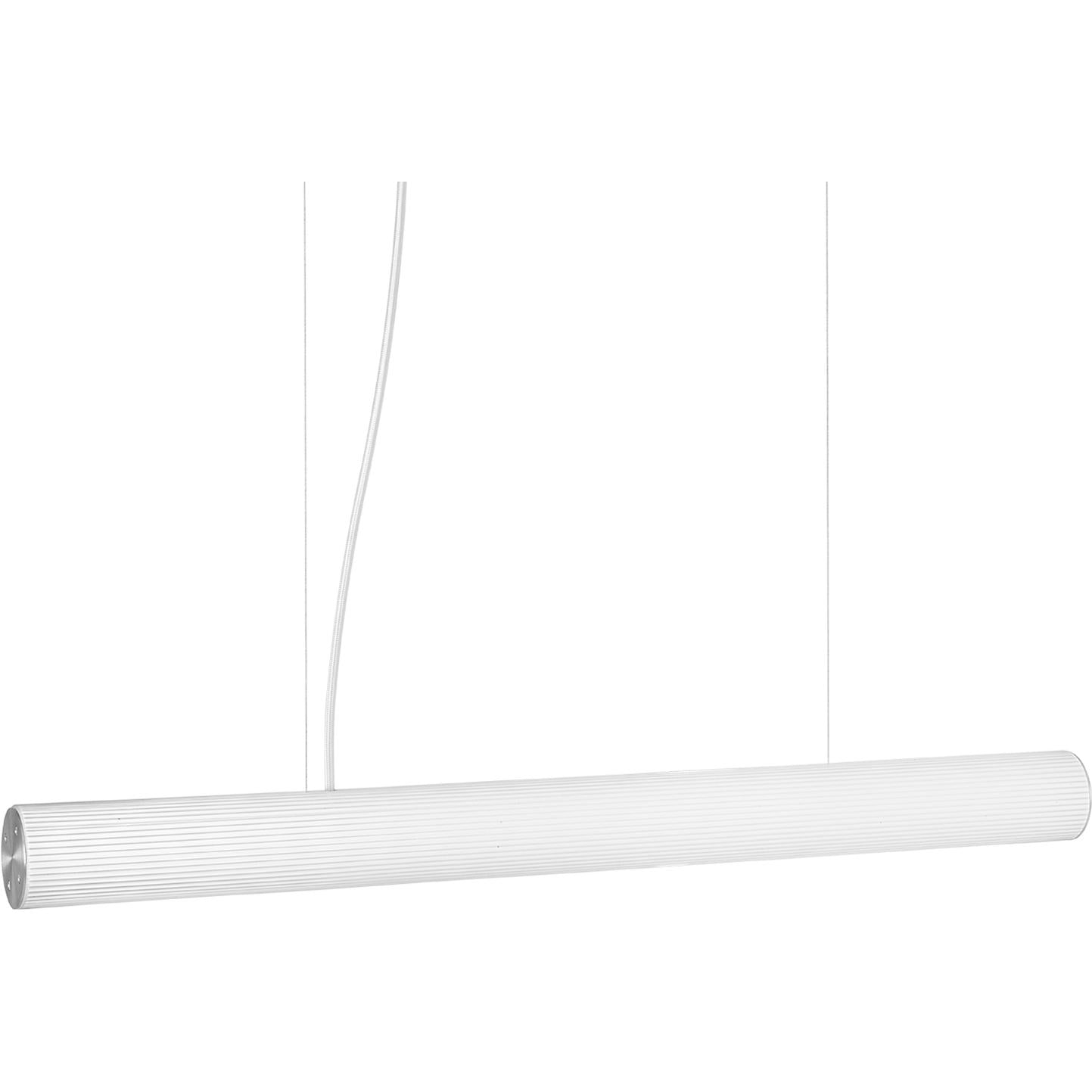Ferm Living Living Vuelta Suspension Lamp nerezová ocel Ø100 cm, bílá