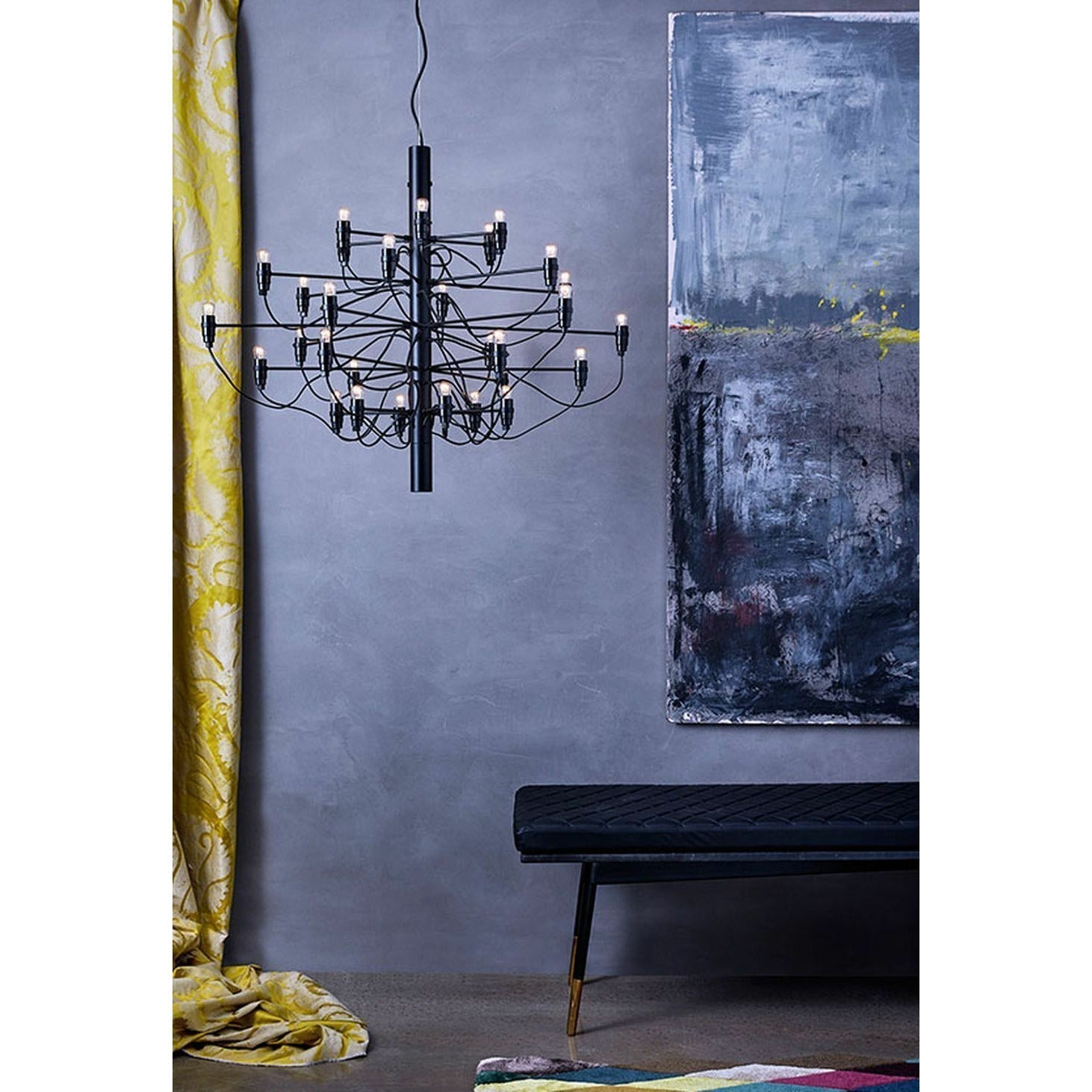 Flos 2097/50 Frosted Chandelier, Chrom