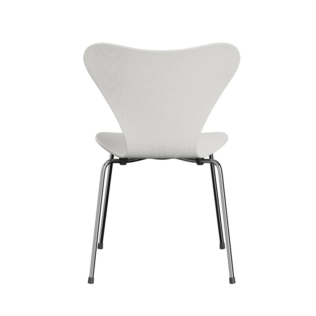 Fritz Hansen 3107 Židle Bez čalounění, Chrom/Barvený popel bílý