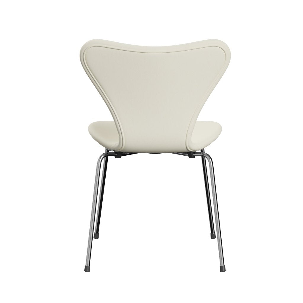 Fritz Hansen 3107 židle plné čalounění, chrom/pohodlí bílá