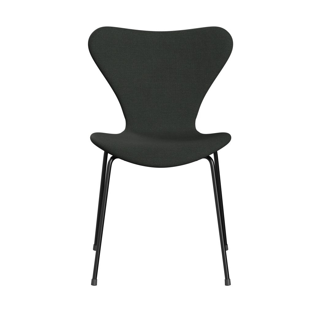Fritz Hansen 3107 židle plné čalounění, černá/fiord černý vícebarevný