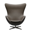 Fritz Hansen The Egg Lounge Chair Leather, teplý grafit/esenciální kámen
