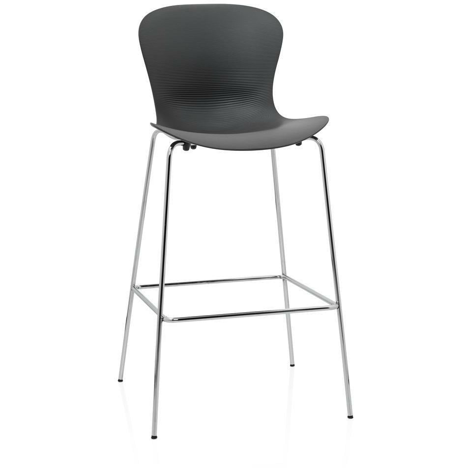 Fritz Hansen Nap Bar Chair 64 Cm, Pepper Grey