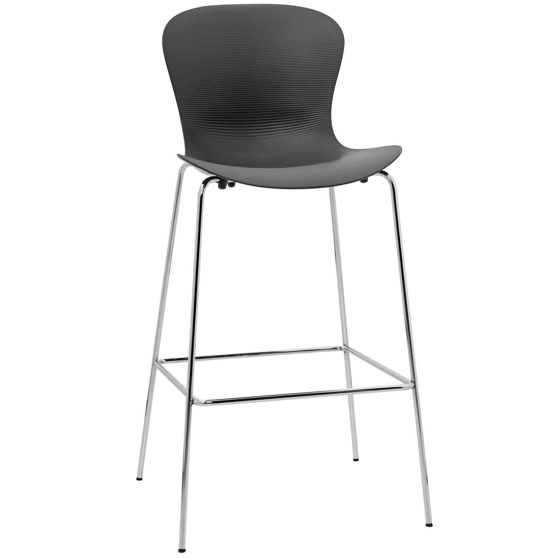 Židle Fritz Hansen NAP Bar 76 cm, pepř šedá