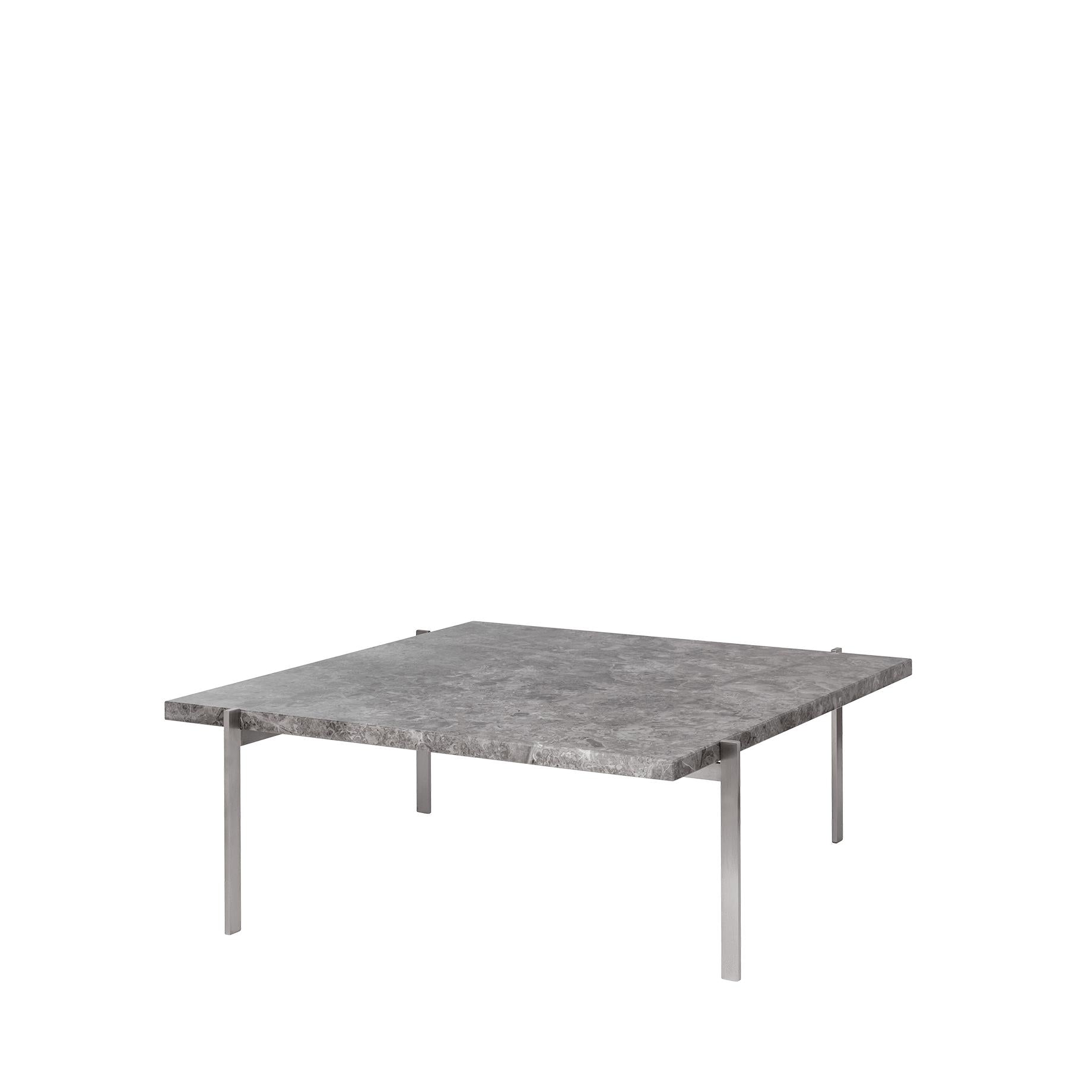 Fritz Hansen PK61 konferenční stolek 120 cm, hnědý šedý mramor