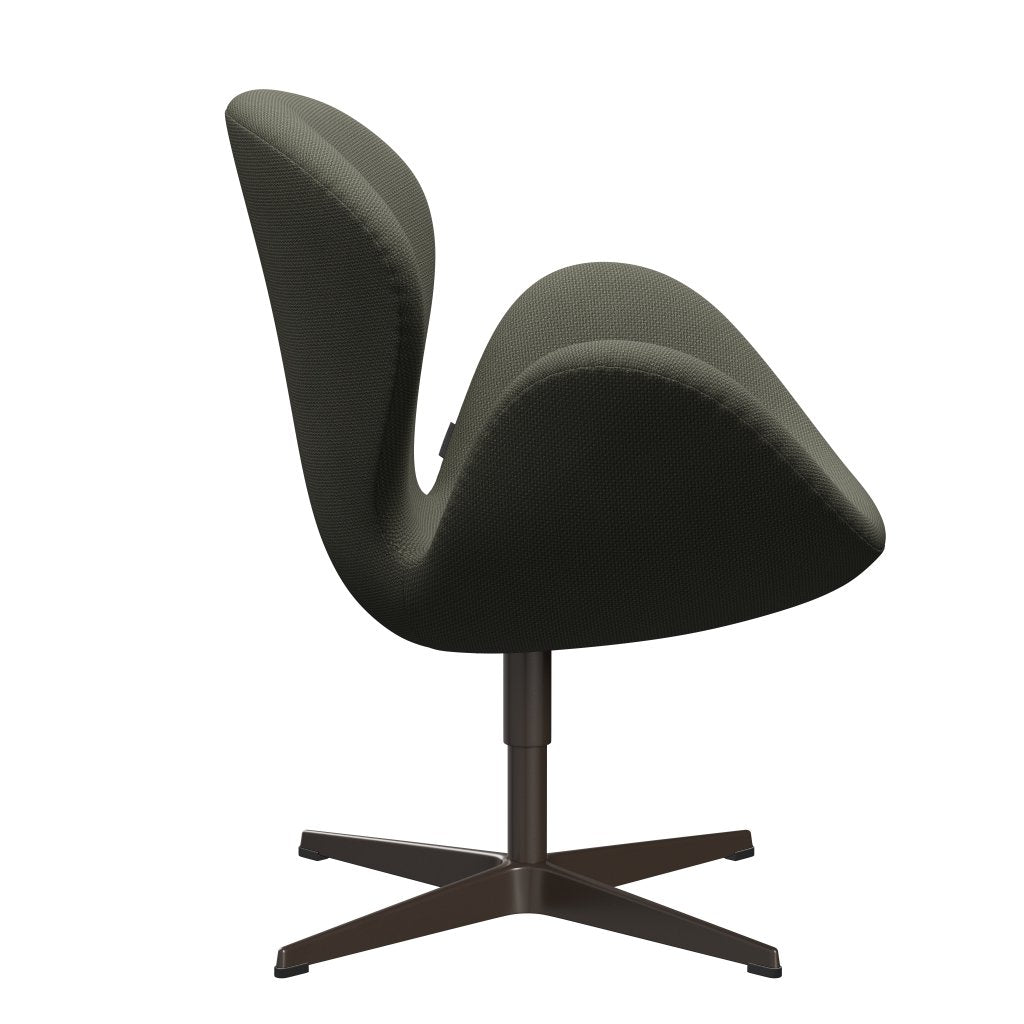 Fritz Hansen Swan Lounge Chair, Brown Bronz/Diablo Warm Grey