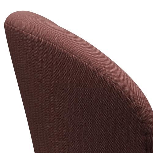 Fritz Hansen Swan Lounge Chair, Brown Bronze/Rims Dark Red/Grey