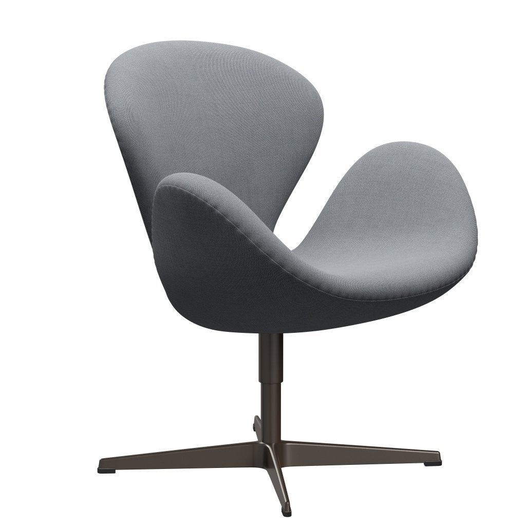 Fritz Hansen Swan Lounge Chair, Brown Bronz/Rime Grey/White