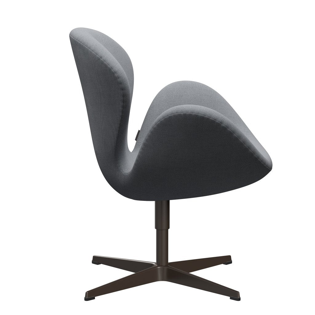 Fritz Hansen Swan Lounge Chair, Brown Bronze/Rime Grey/White