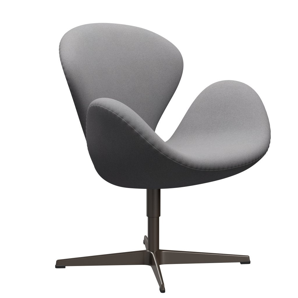 Fritz Hansen Swan Lounge Chair, hnědý bronz/tonus světle šedá