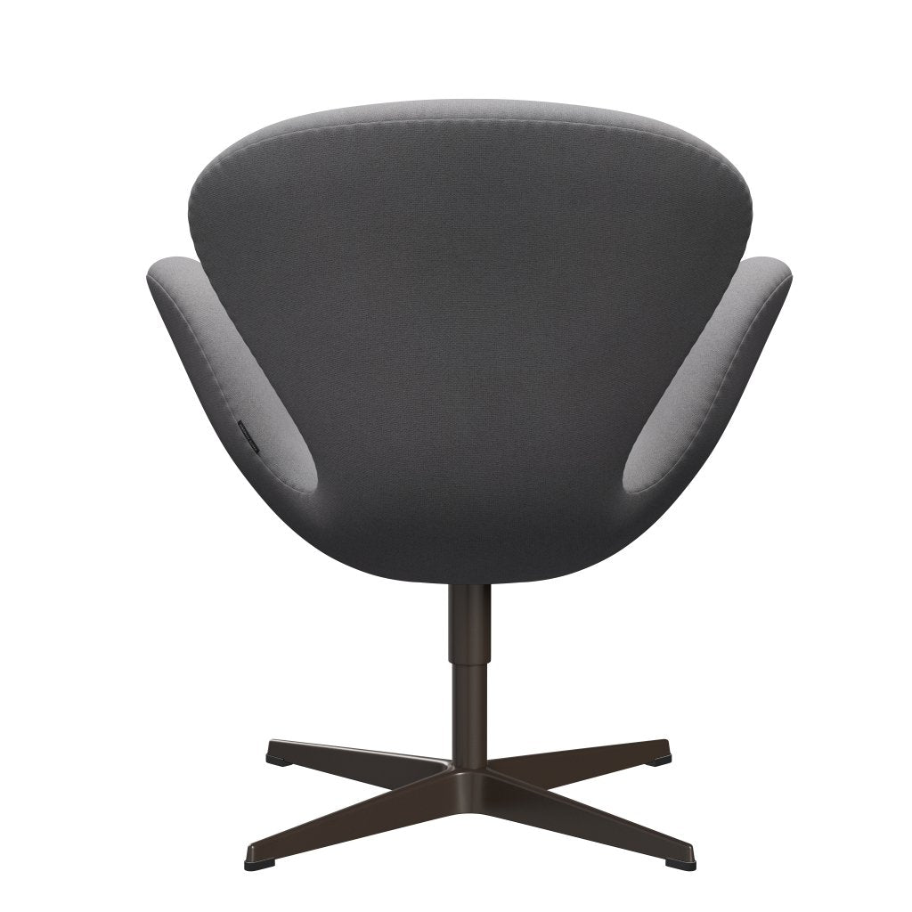 Fritz Hansen Swan Lounge Chair, hnědý bronz/tonus světle šedá