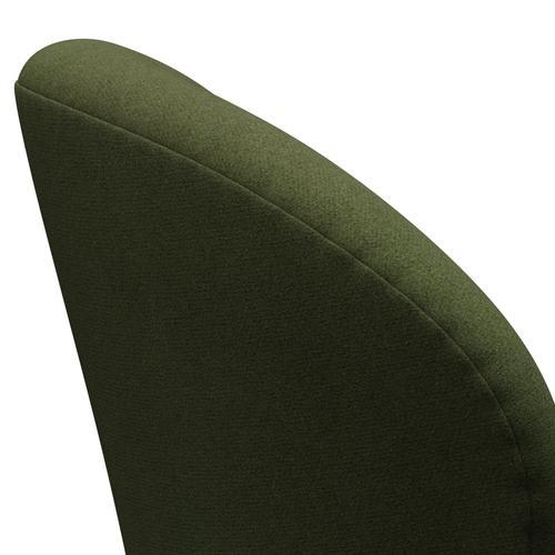 Fritz Hansen Swan Lounge Chair, Brown Bronz/Tonus Vojenská zelená