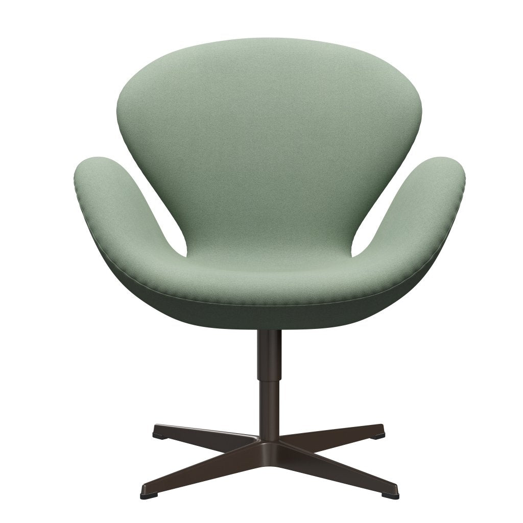 Fritz Hansen Swan Lounge Chair, Brown Bronz/Tonus máta zelená