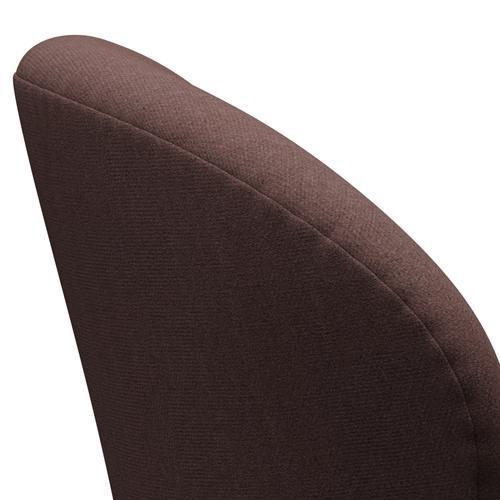 Fritz Hansen Swan Lounge Chair, Brown Bronz/Tonus Violet Grey
