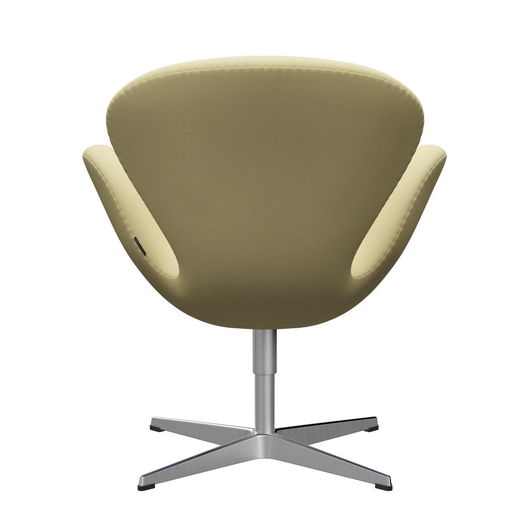 Fritz Hansen Swan Lounge Chair, saténový kartáčovaný hliník/pohodlí šedá (68008)