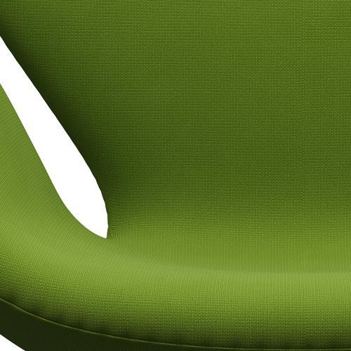 Fritz Hansen Swan Lounge Chair, černá lakovaná/sláva zelená