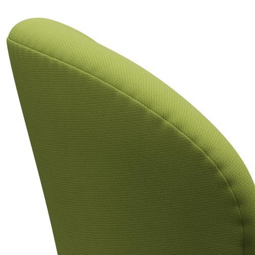 Fritz Hansen Swan Lounge Chair, černá lakovaná/sláva světla zelená