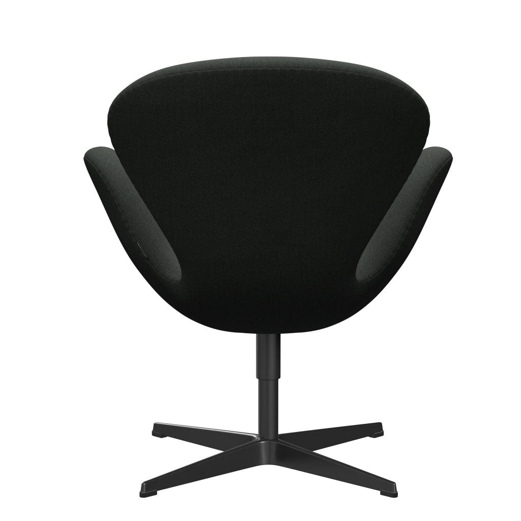 Fritz Hansen Swan Lounge Chair, Black Lacquered/Fiord Black mnohobarev
