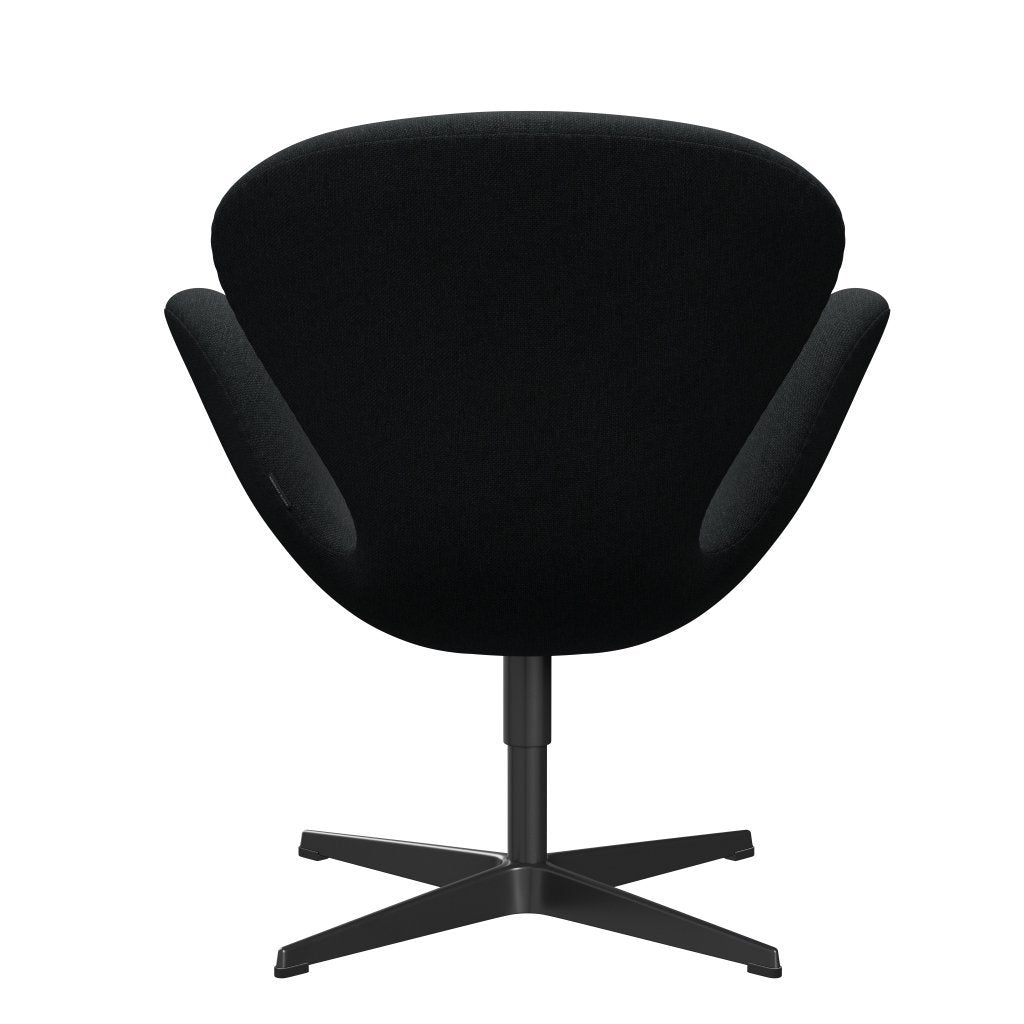 Lounge Lounge židle Fritz Hansen, černá lakovaná/sunniva černá/tmavě šedá