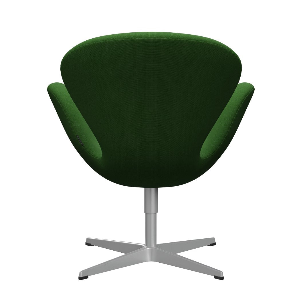 Fritz Hansen Swan Lounge Chair, stříbrná šedá/sláva tráva zelená