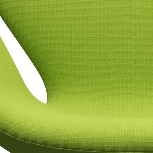 Fritz Hansen Swan Lounge Chair, stříbrná šedá/sláva Neon Green
