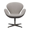Fritz Hansen Swan Lounge Chair, teplý grafit/zachycení teplé šedé světlo