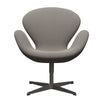 Fritz Hansen Swan Lounge Chair, teplý grafit/zachycení teplé šedé