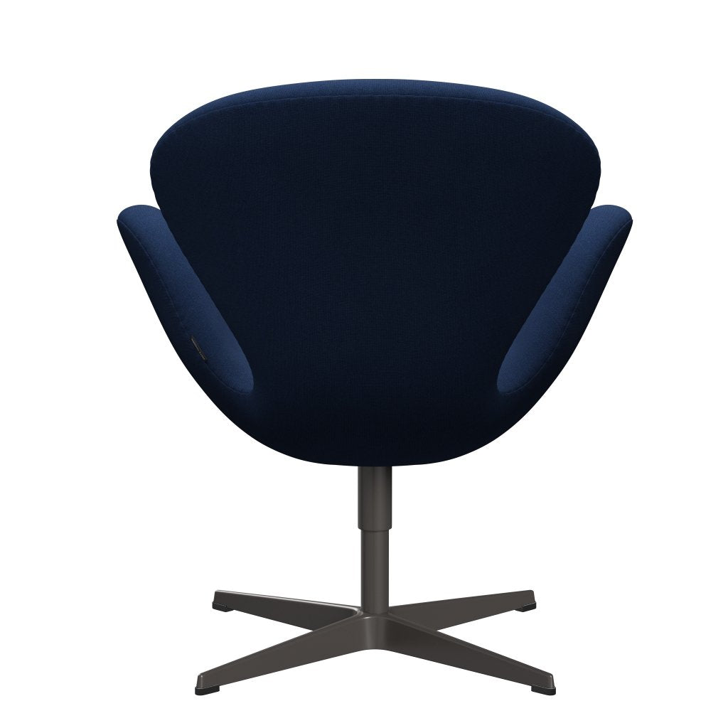 Fritz Hansen Swan Lounge Chair, teplý grafit/Christianshavn Blue Uni