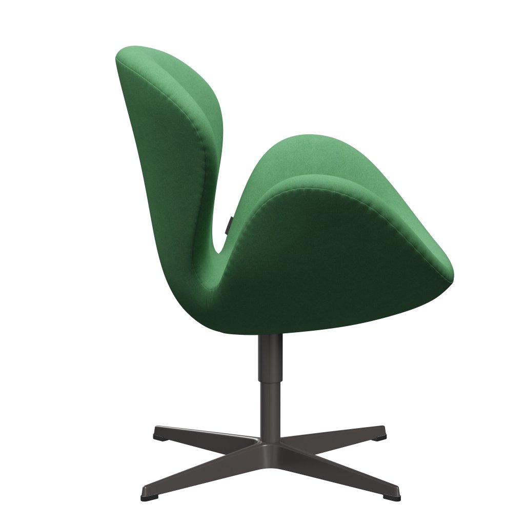 Fritz Hansen Swan Lounge Chair, teplý grafit/Divina Green
