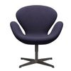 Fritz Hansen Swan Lounge Chair, teplý grafit/Divina MD Dusty Blue
