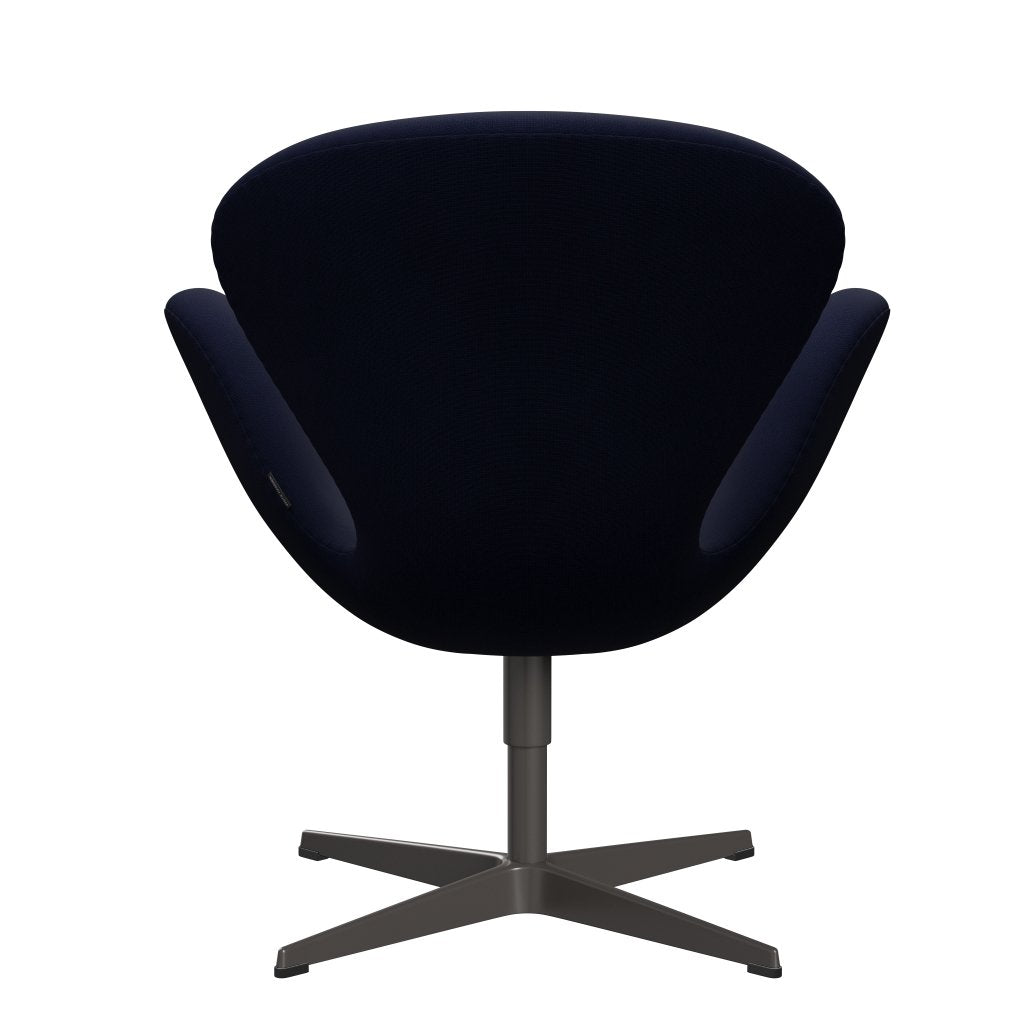 Fritz Hansen Swan Lounge Chair, teplá grafita/sláva černá modrá