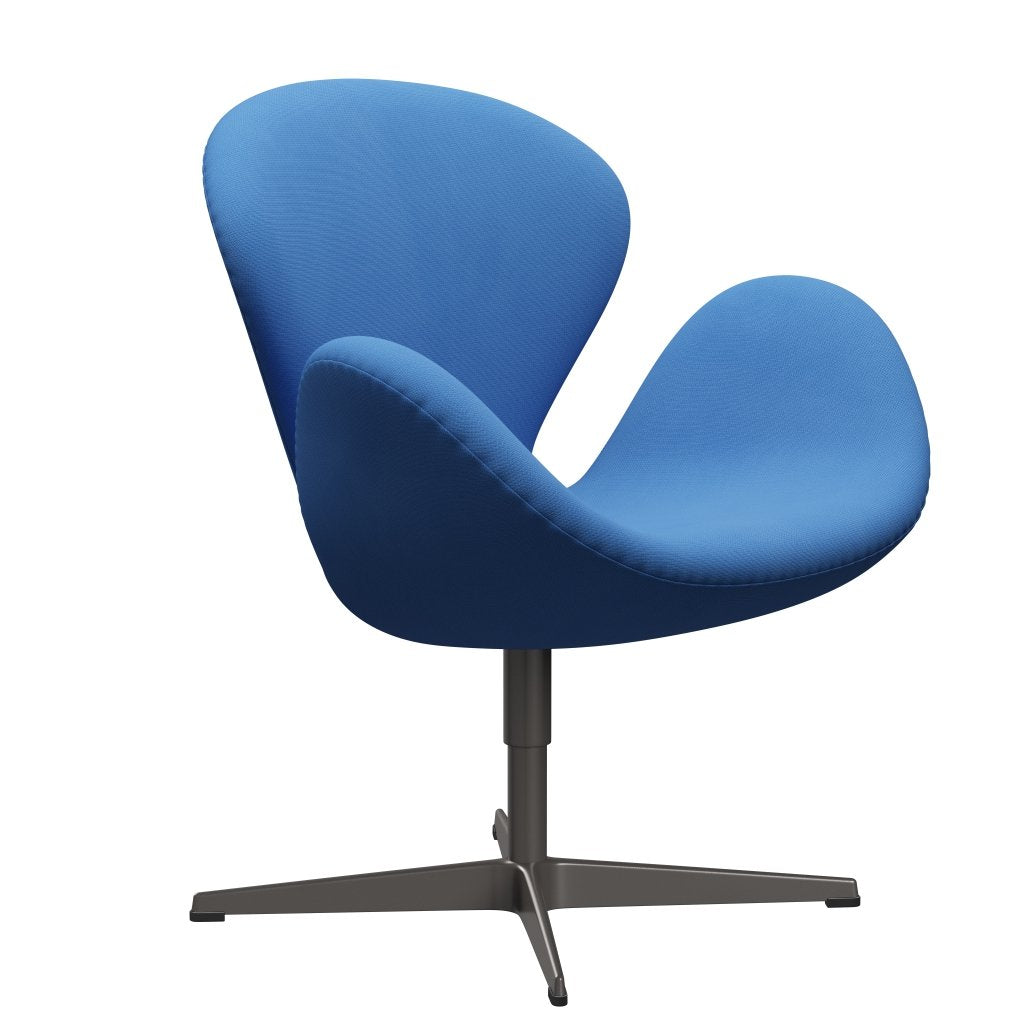 Fritz Hansen Swan Lounge Chair, teplý grafit/tyrkysová sláva (66118)