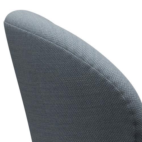 Fritz Hansen Swan Lounge Chair, teplý grafit/fiord modrá/šedá
