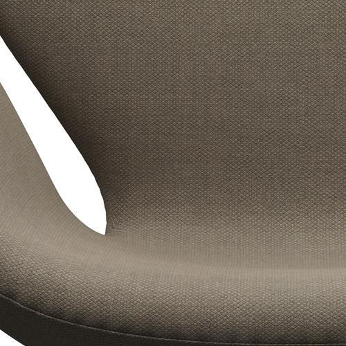 Fritz Hansen Swan Lounge Chair, teplý grafit/fiord hnědá/kámen