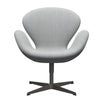 Fritz Hansen Swan Lounge Chair, teplý grafit/fiord šedá/střední šedá
