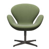 Fritz Hansen Swan Lounge Chair, teplý grafit/Rime Green/White
