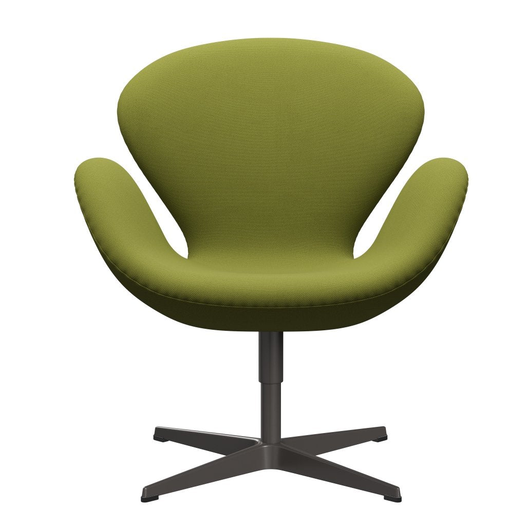 Fritz Hansen Swan Lounge Chair, Warm Graphite/Steelcut Light Vojenská zelená