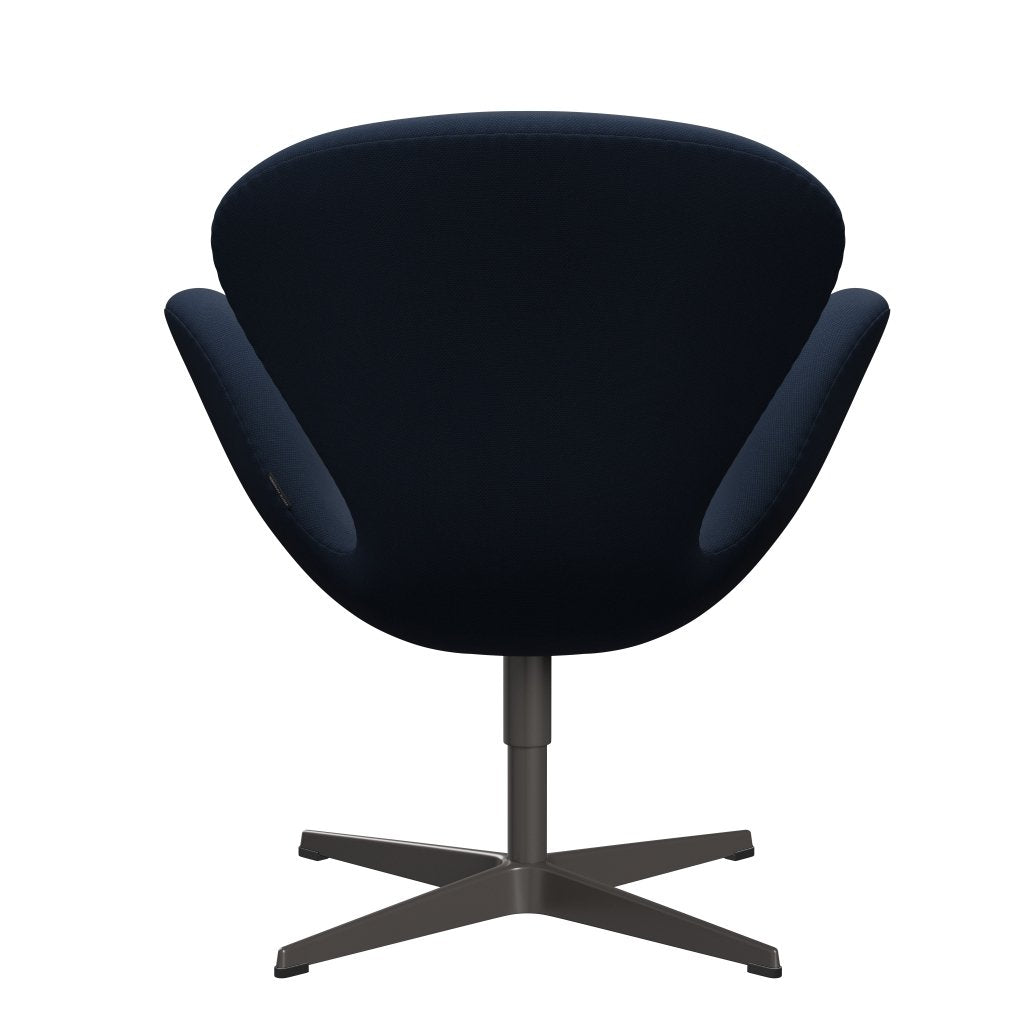 Fritz Hansen Swan Lounge Chair, teplý grafit/Steelcut Ocean Blue Dark