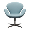 Fritz Hansen Swan Lounge Chair, teplá grafit/Steelcut Pastel Blue