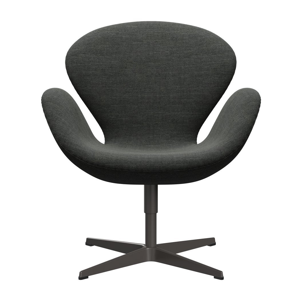 Fritz Hansen Swan Lounge Chair, teplý grafit/sunniva světle šedá/tmavě šedá