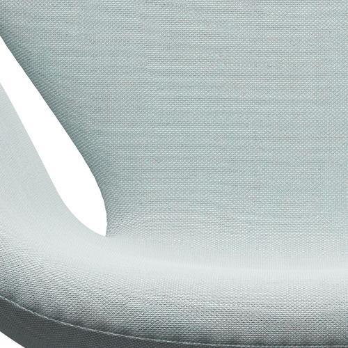 Fritz Hansen Swan Lounge Chair, teplý grafit/sunniva bílá/světle modrá
