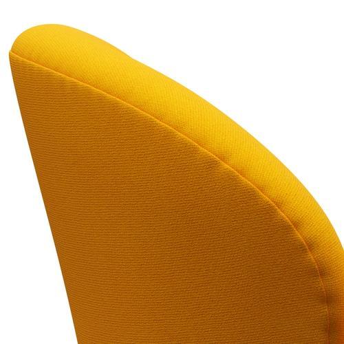 Fritz Hansen Swan Lounge Chair, teplý grafit/Tonus Yellow Orange
