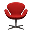 Fritz Hansen Swan Lounge Chair, teplý grafit/Tonus Orange/Red