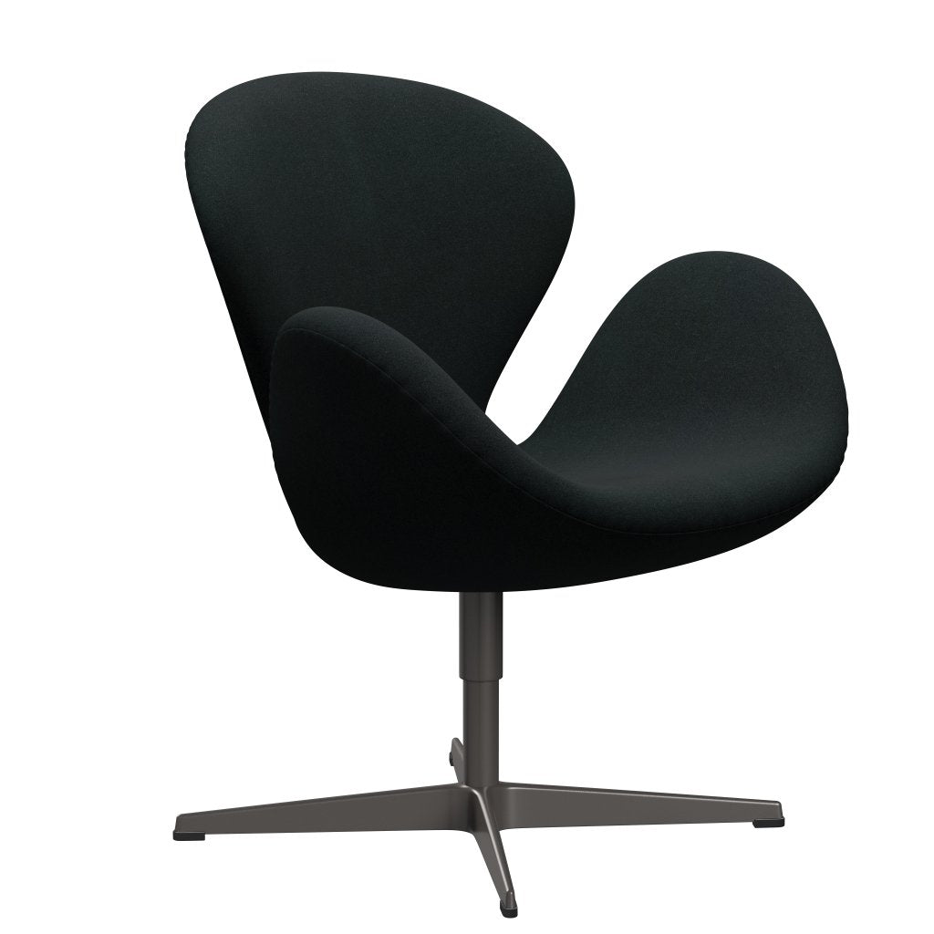Fritz Hansen Swan Lounge Chair, teplý grafit/tonus černá