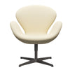 Fritz Hansen Swan Lounge Chair, teplý grafit/tonus vlna bílá