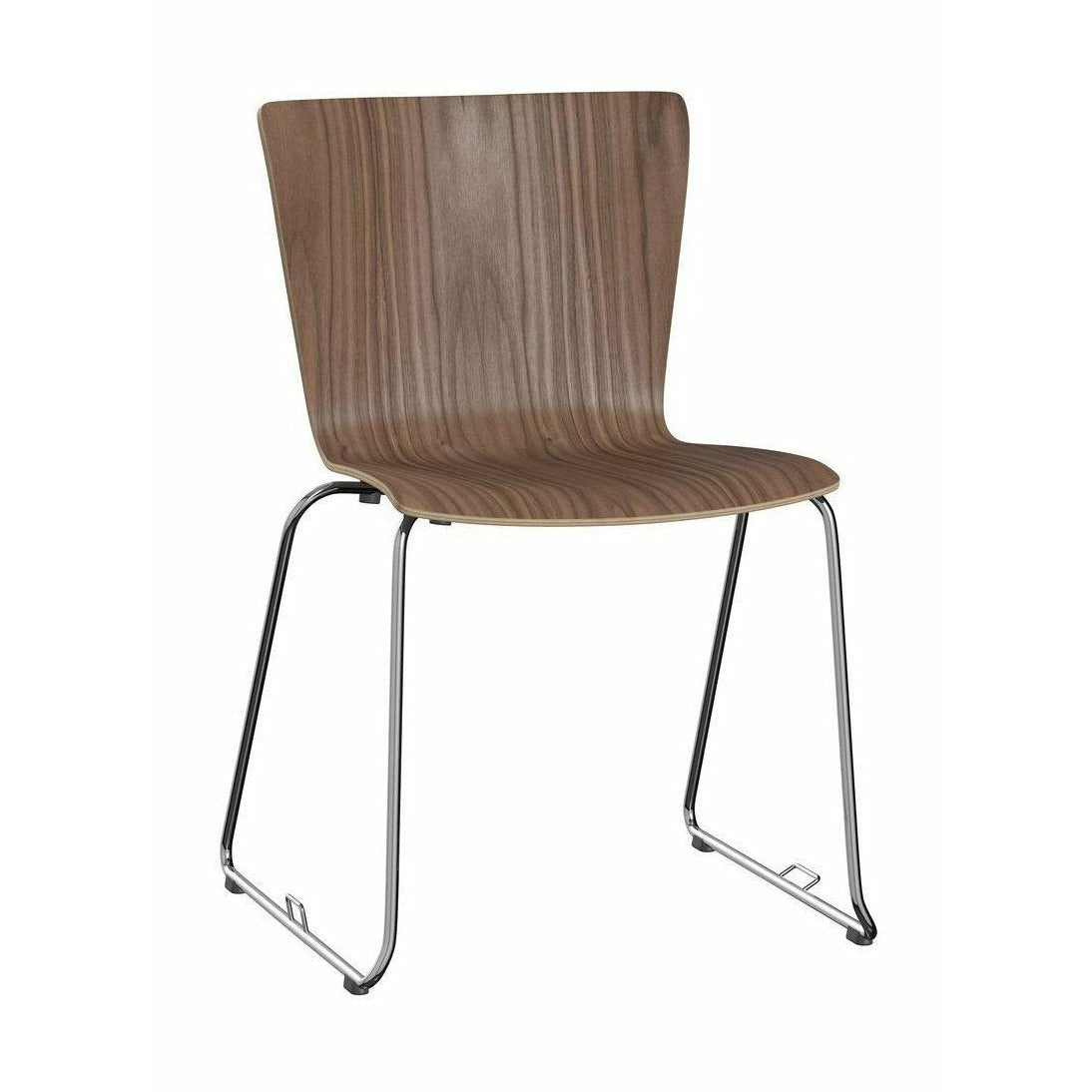 Fritz Hansen Vico Duo Vm115 Chair Walnut, Chrome/Walnut